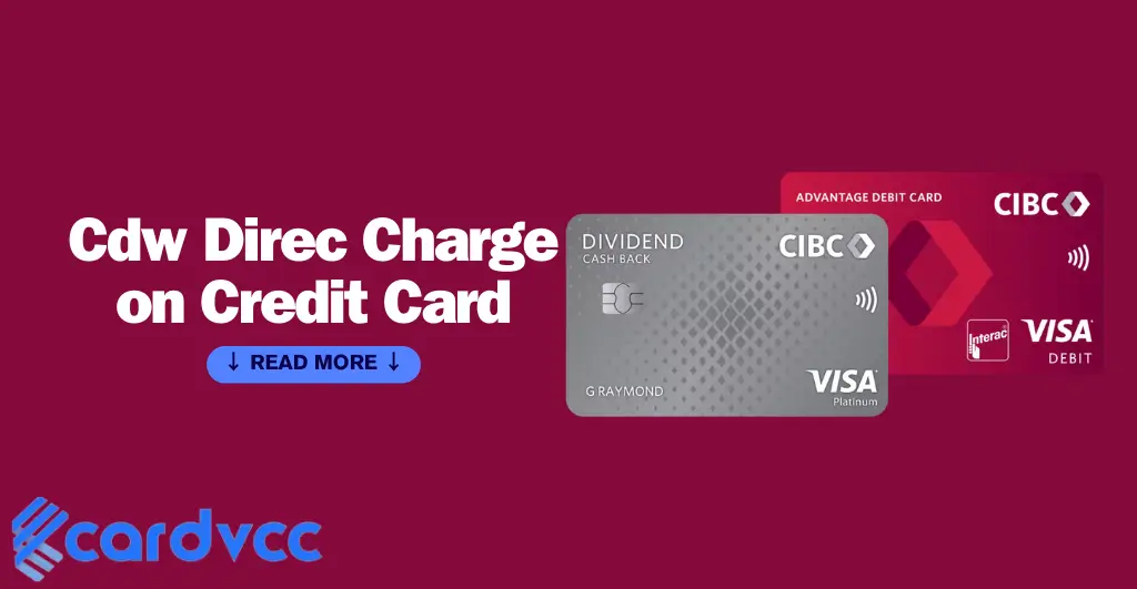 Cdw Direc Charge on Credit Card