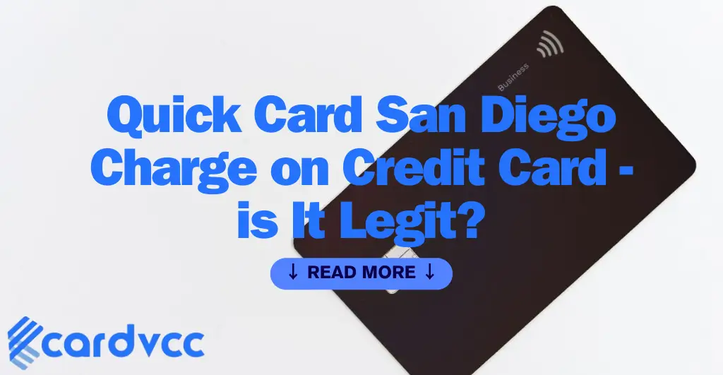 Quick Card San Diego Charge on Credit Card