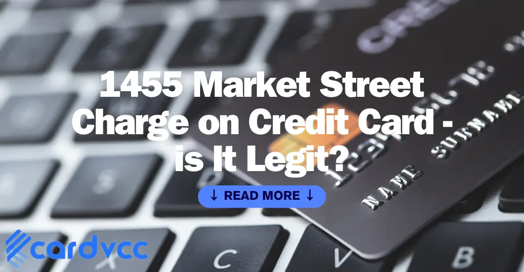 1455 Market Street Charge on Credit Card