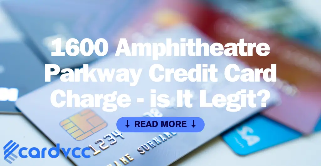 1600 Amphitheatre Parkway Credit Card Charge