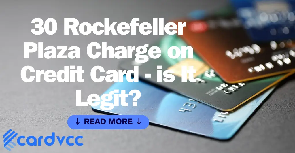 30 Rockefeller Plaza Charge on Credit Card