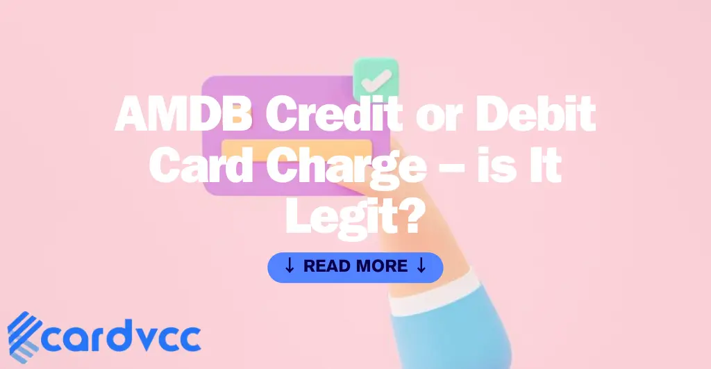 Amdb Credit or Debit Card Charge