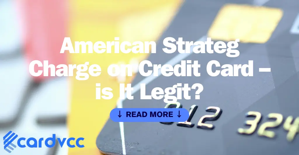 American Strateg Charge on Credit Card