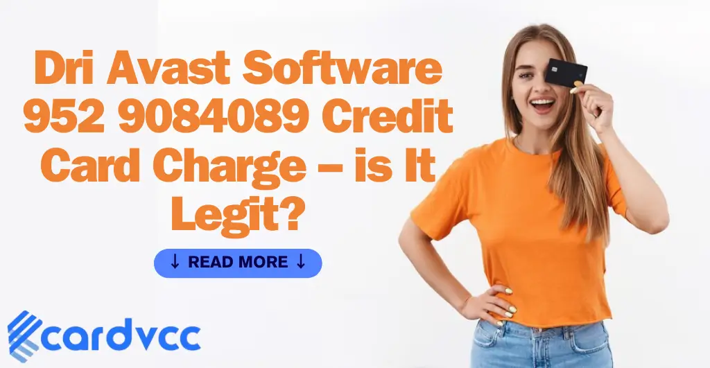 Dri Avast Software 952 9084089 Credit Card Charge
