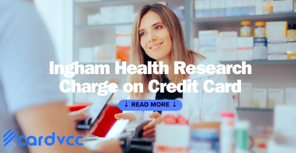 Ingham Health Research Charge on Credit Card