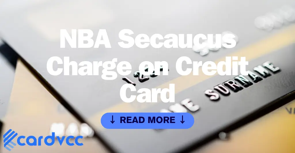 NBA Secaucus Charge on Credit Card