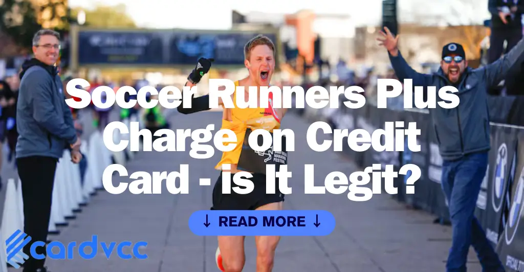 Soccer Runners Plus Charge on Credit Card
