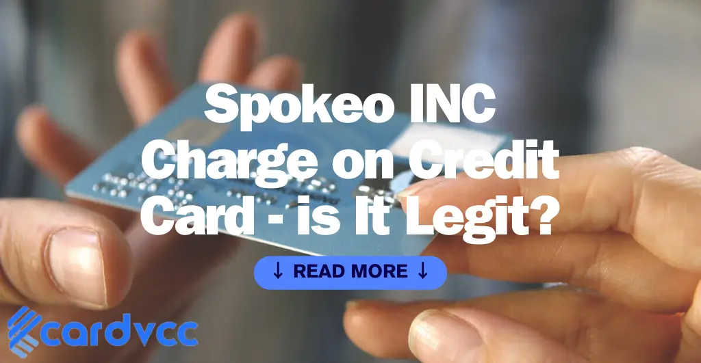 Spokeo Inc Charge on Credit Card