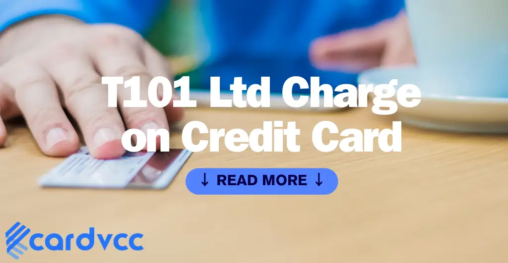 T101 Ltd Charge on Credit Card
