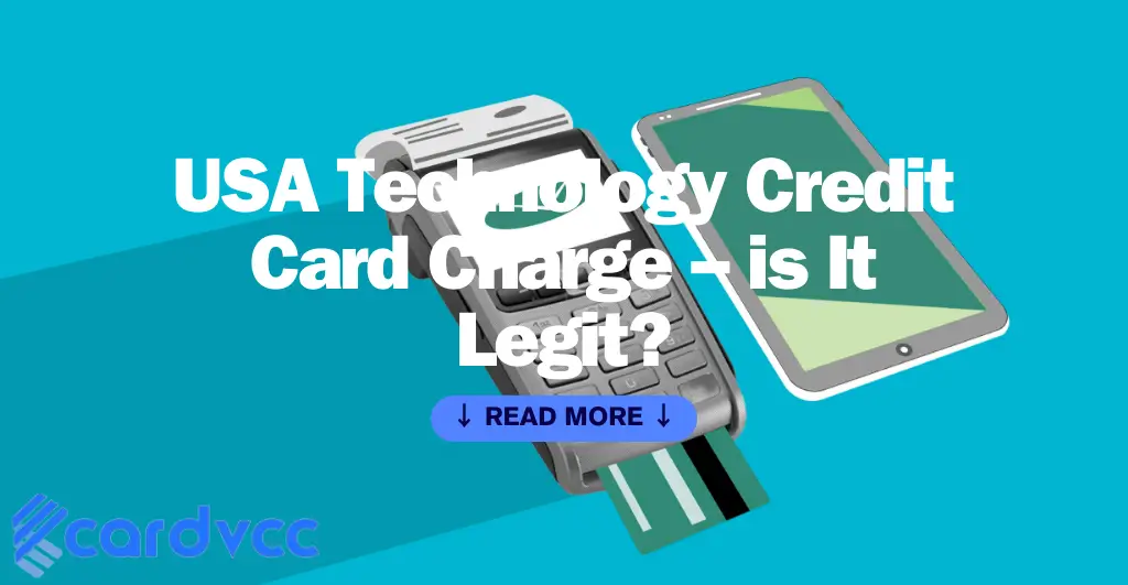 Usa Technology Credit Card Charge