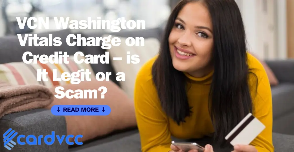 Vcn Washington Vitals Charge on Credit Card