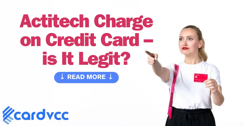 Actitech Charge on Credit Card