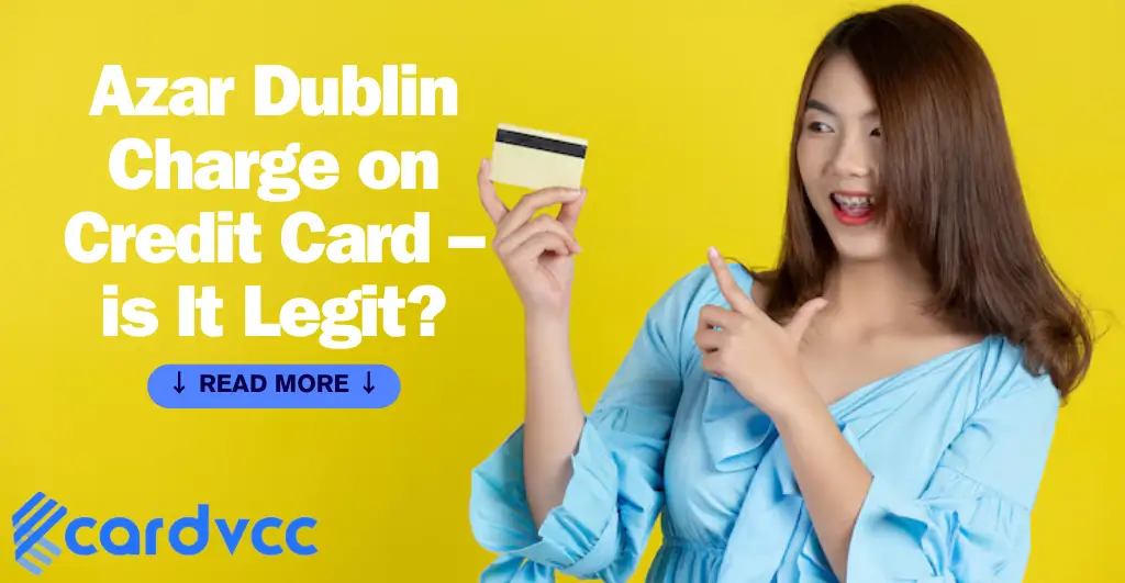 Azar Dublin Charge on Credit Card