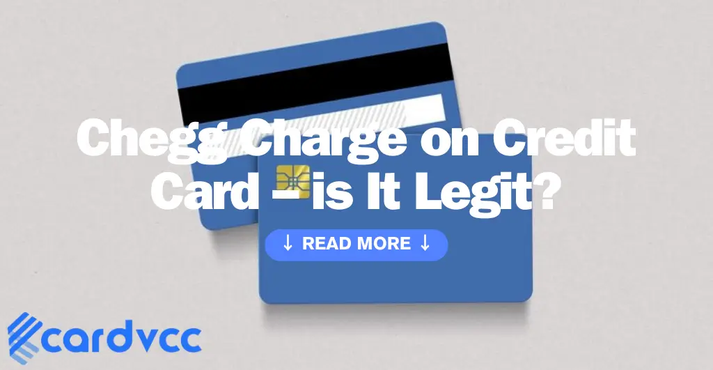 Chegg Charge on Credit Card