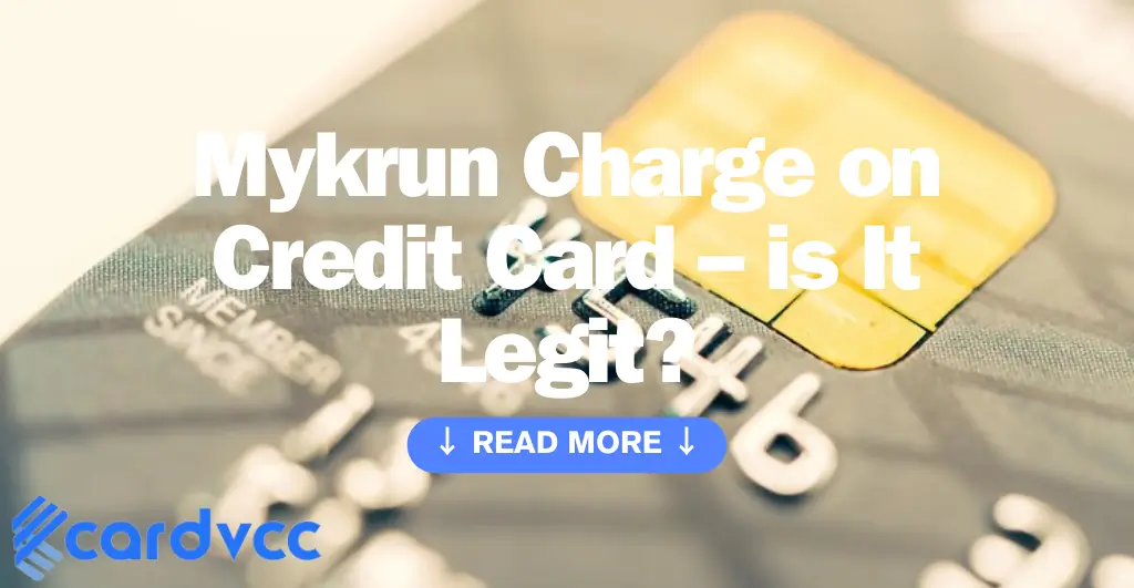 Mykrun Charge on Credit Card