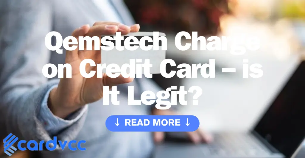 Qemstech Charge on Credit Card