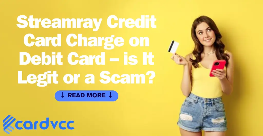 Streamray Credit Card Charge on Debit Card