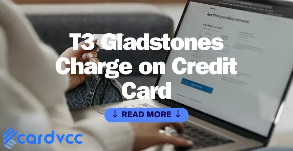 T3 Gladstones Charge on Credit Card