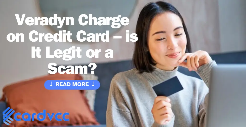 Veradyn Charge on Credit Card