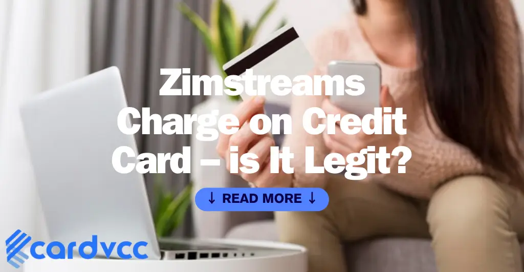 Zimstreams Charge on Credit Card