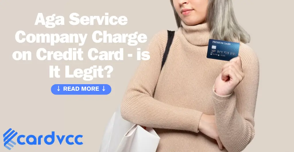 Aga Service Company Charge on Credit Card