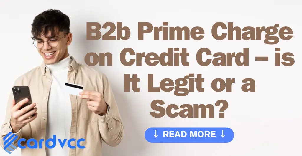 B2B Prime Charge on Credit Card