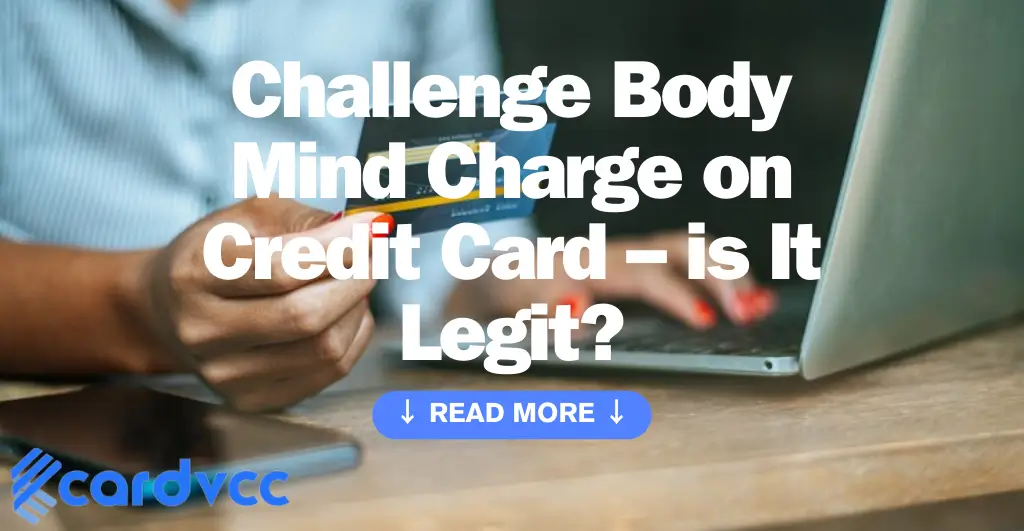 Challenge Body Mind Charge on Credit Card