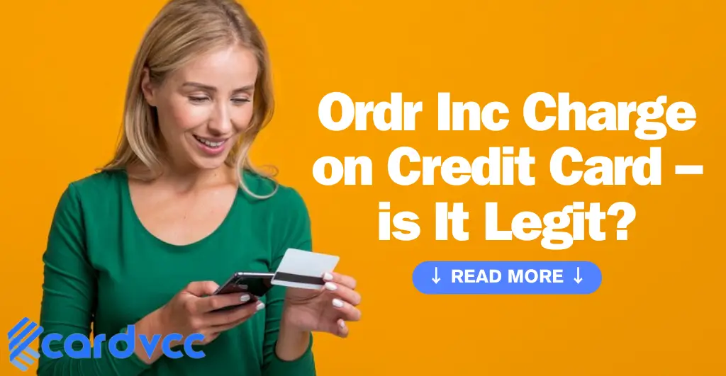 Ordr Inc Charge on Credit Card