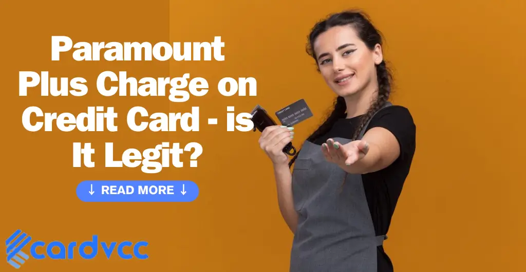 Paramount Plus Charge on Credit Card