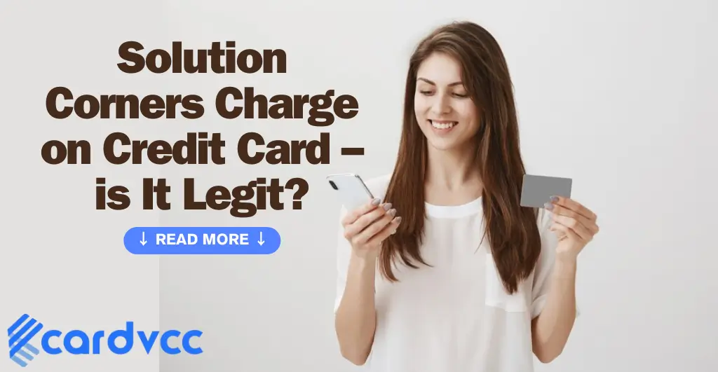 Solution Corners Charge on Credit Card