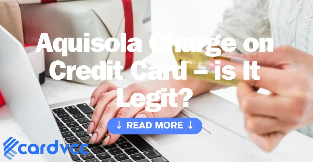 Aquisola Charge on Credit Card