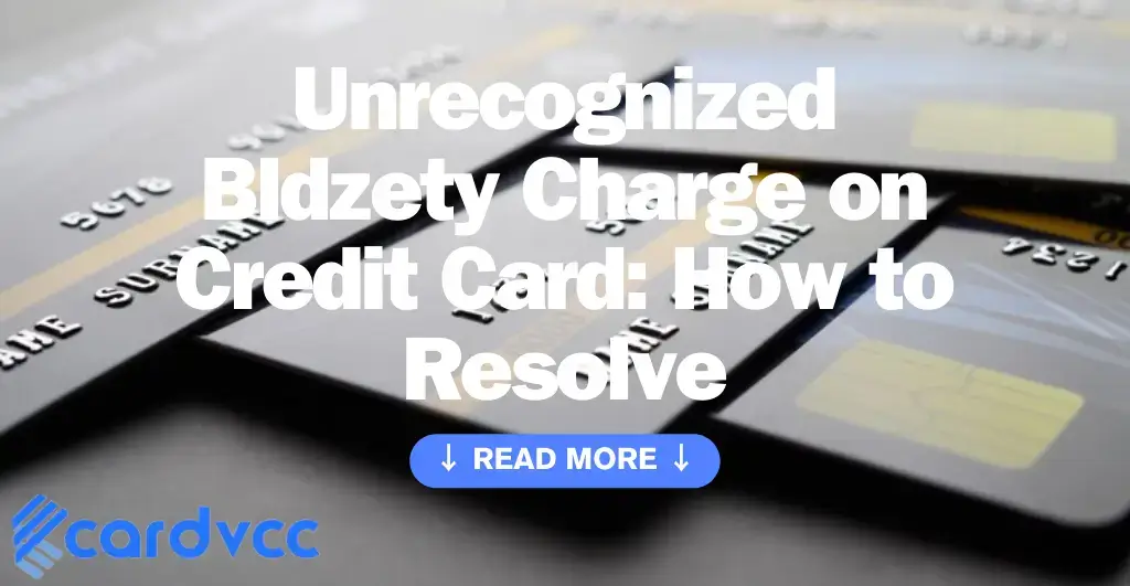 Bldzety Charge on Credit Card