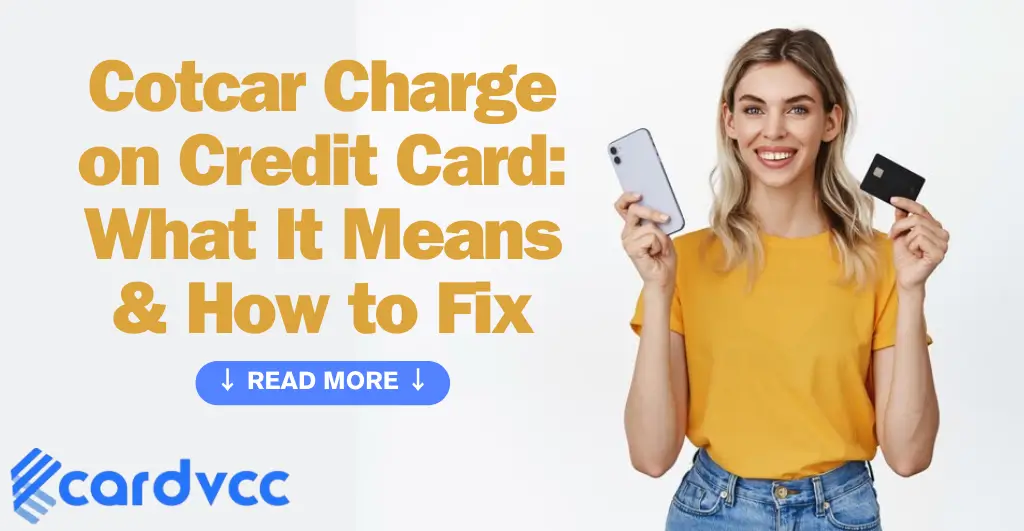 Cotcar Charge on Credit Card