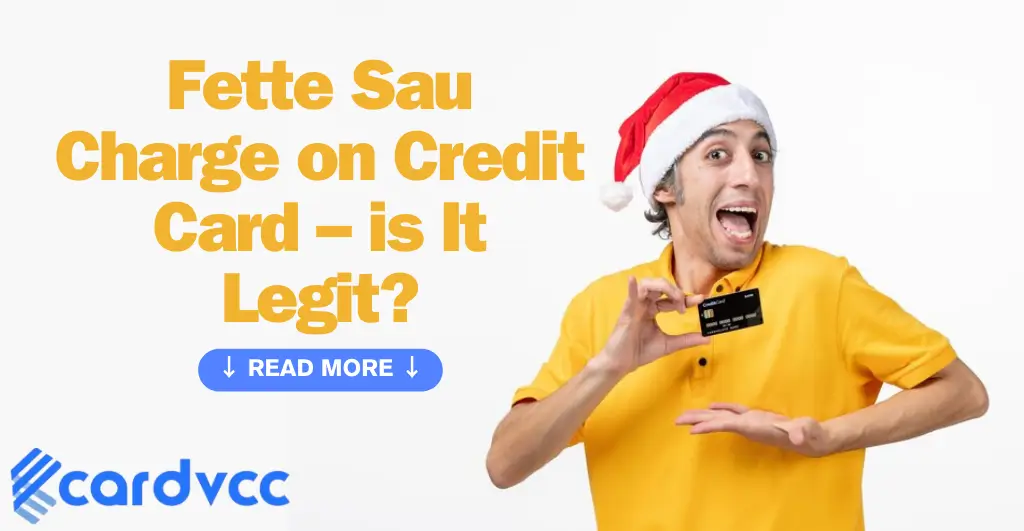 Fette Sau Charge on Credit Card