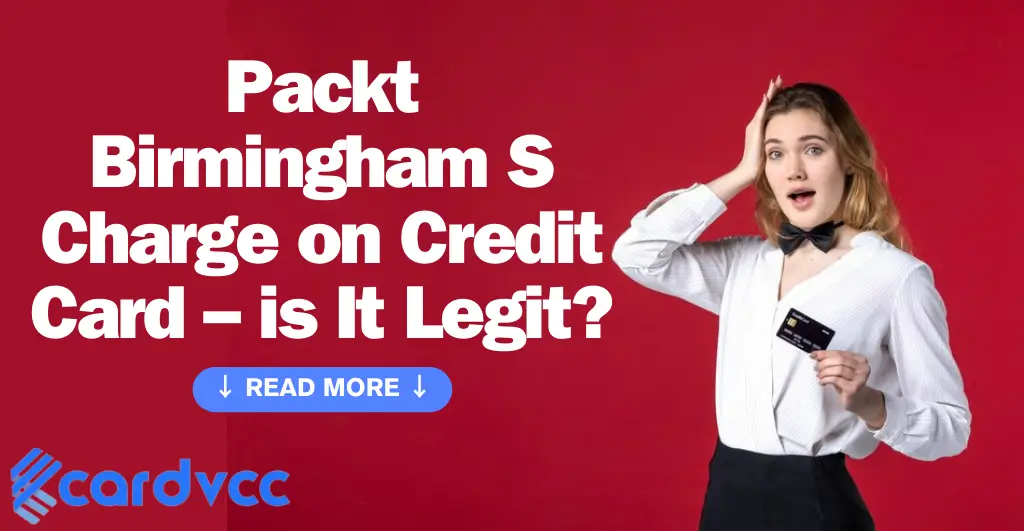 Packt Birmingham S Charge on Credit Card