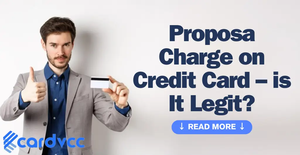 Proposa Charge on Credit Card