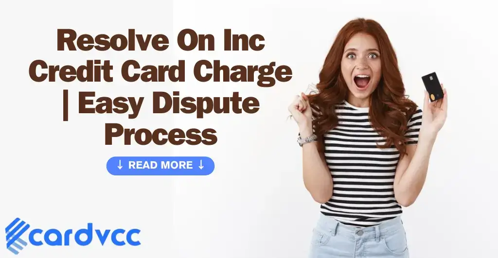 Resolve On Inc Credit Card Charge