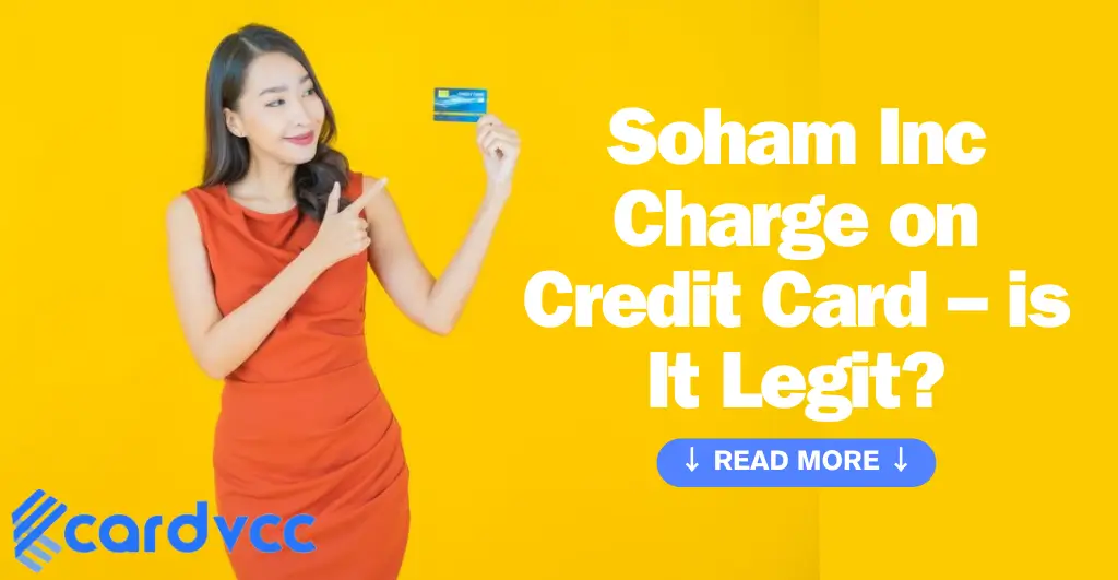 Soham Inc Charge on Credit Card