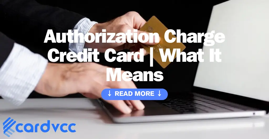 Authorization Charge Credit Card