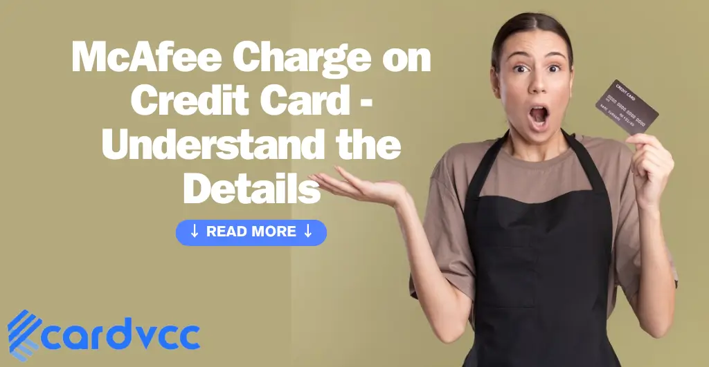 Mcafee Charge on Credit Card