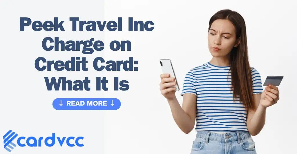 Peek Travel Inc Charge on Credit Card