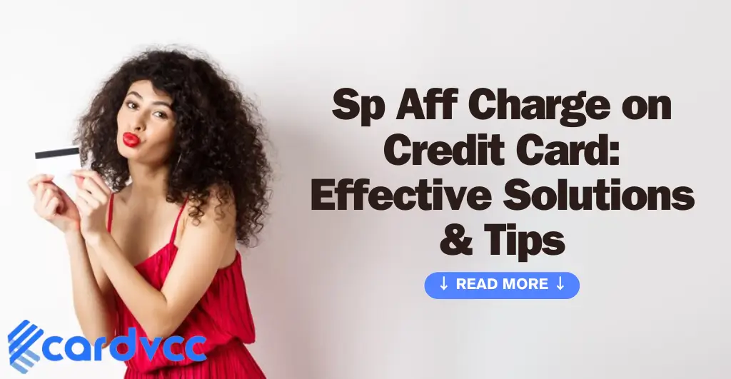 Sp Aff Charge on Credit Card