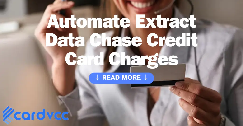 Automate Extract Data Chase Credit Card Charges