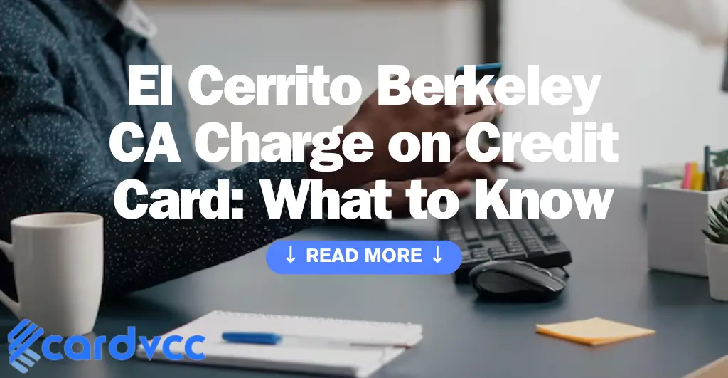 El Cerrito Berkeley Ca Charge on Credit Card