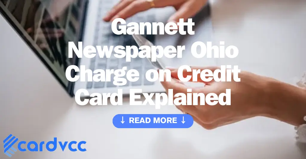 Gannett Newspaper Ohio Charge on Credit Card