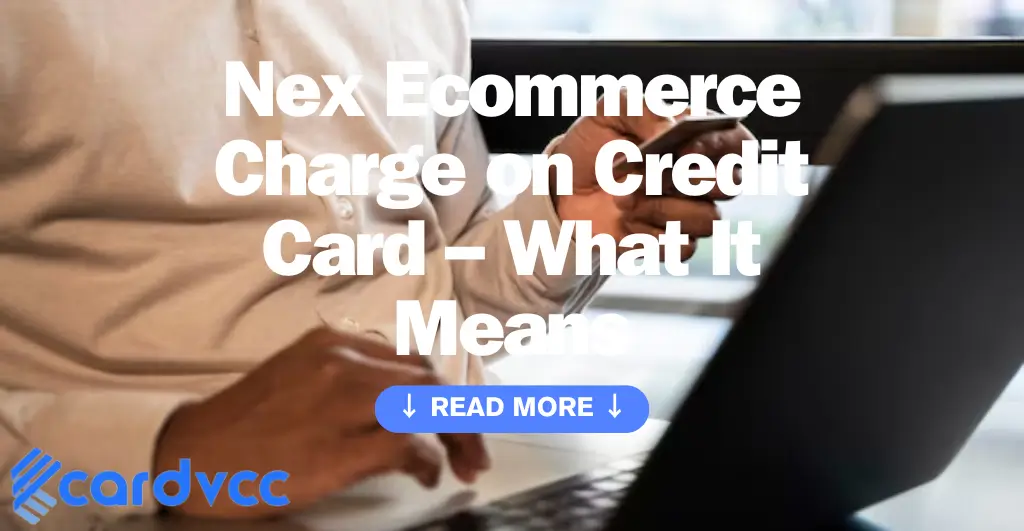 Nex Ecommerce Charge on Credit Card