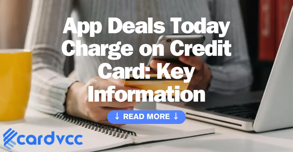 App Deals Today Charge on Credit Card