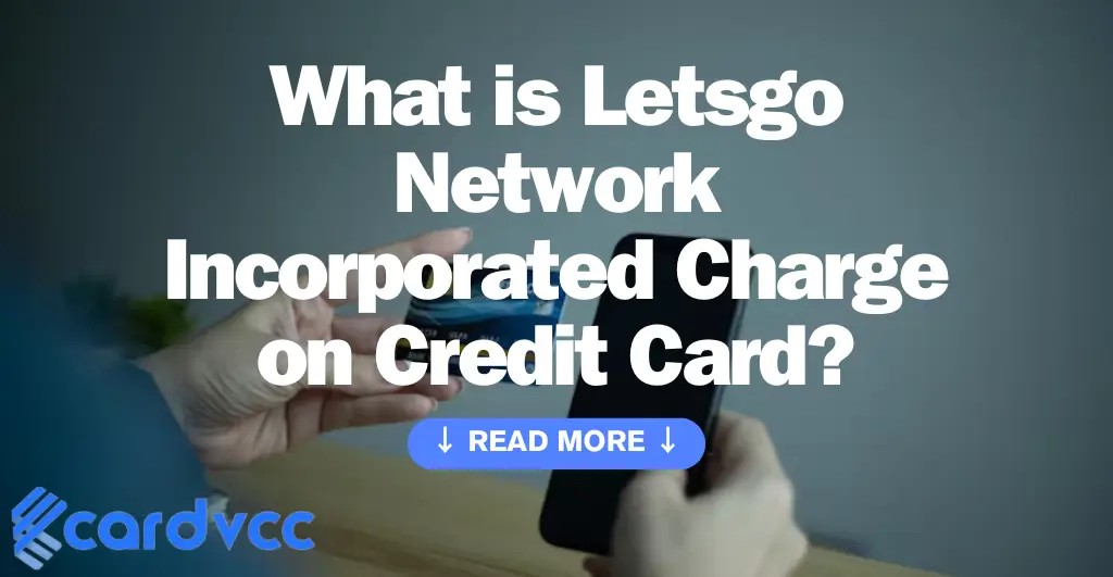 Letsgo Network Incorporated Charge on Credit Card