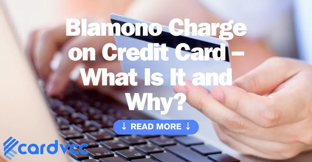 Blamono Charge on Credit Card