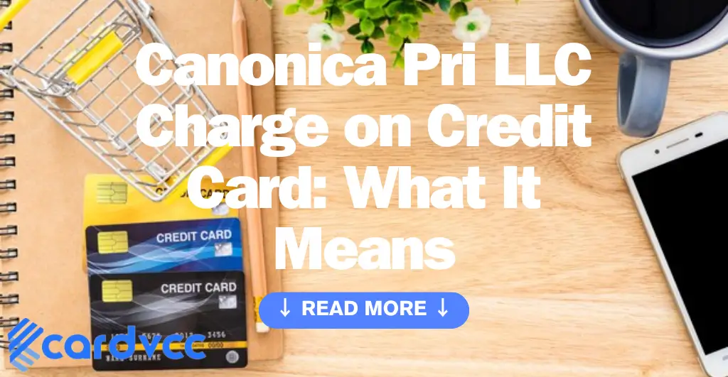 Canonica Pri Llc Charge on Credit Card